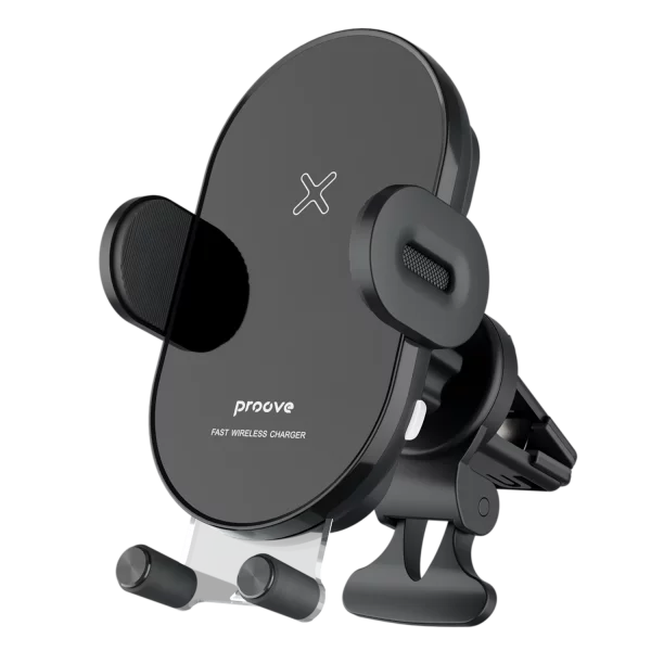 Car holder with wireless charger  Proove Rounded Energy 15W